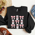 Diet, Dr Pepper, Soft Drink, Coquette, Preppy, Soda, Pop, Bows Sweatshirt, Women's T-Shirts, Hoodie | GrindPrints.com