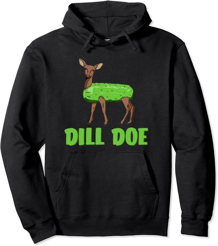 Dill Doe Funny Adult Humor Funny Nature Deer Redneck Hoodie | Unisex Hooded Sweatshirt | FAST SHIPPING T-Shirts
