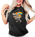 Dinosaur Pride Tshirt, Lgbt Skeleton Shirt, Gay Shirt, Skeleton Pride Shirt, Queer Pride Tee, Unisex T-Shirt, Gifts For...