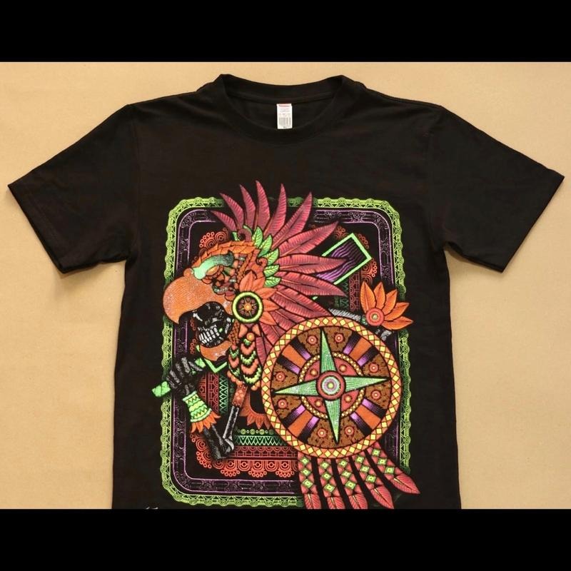 Dios del inframumdo T-shirt Black Cotton Shortsleeve Hoodie, Sweatshirt | GrindPrints.com