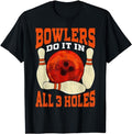Dirty Humor T-Shirt For Men, Funny Bowling Dirty Humor T-Shirt Menswear Casual Cotton Top Basic Hoodie, Sweatshirt
