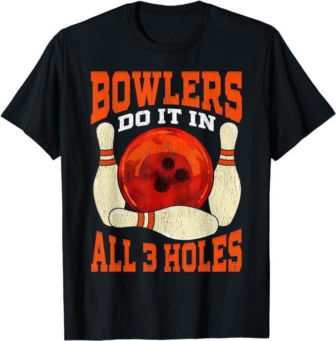 Dirty Humor T-Shirt For Men, Funny Bowling Dirty Humor T-Shirt Menswear Casual Cotton Top Basic Hoodie, Sweatshirt