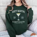 Dirty Martini Sweatshirt, Retro Cocktail and Social Club Shirt, Girls Club Crewneck, Signature Cocktail Sweatshirt Funny...