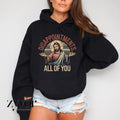 Disappointments All Of You Funny Christian Hoodie Casual Style Fleece Fabric Pullover Sweatshirt Trend Tops for Women for...