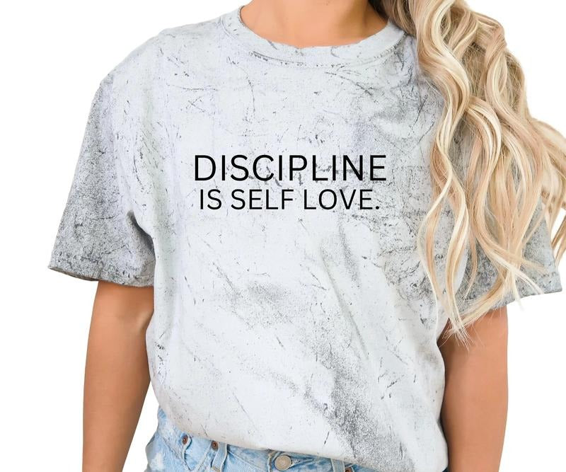 Discipline Is Self Love Comfort colors Tee shirt Hoodie, Sweatshirt | GrindPrints.com