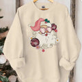Disco Santa Shirt, Xmas Sweatshirt, Women Christmas Santa Shirts, Cute Vintage Santa Shirt, Classic Xmas Shirt, Christmas...