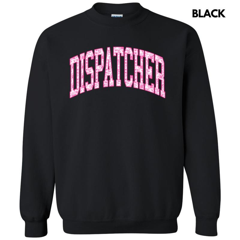 Dispatcher Pink Floral Sweatshirt 'NLB' T-Shirts, Hoodie | GrindPrints.com
