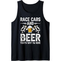 Distressed Race Cars Beer That's Why I'm Here Checkered Flag Tank Top T-Shirts, Hoodie, Sweatshirt | GrindPrints.com
