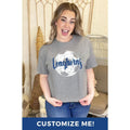 Distressed Soccer with Personalization T-Shirt Hoodie, Sweatshirt | GrindPrints.com