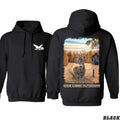 Dixie Creek Outdoors T-shirt Sweatshirt Hoodie - Majestic Deer Autumn Scene, country boy clothes, Perfect for Outdoor...