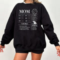 DnD Dungeons And Dragons T-shirt | Mom Character Sheet D&D T Shirt | Mom Stats DND T-Shirt Sweatshirt Hoodie | Mother's Day