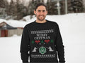 DnD Ugly Christmas Sweatshirt - Merry Critmas with D20, Wizards & Dragons - Festive Gift for RPG Lovers, Dungeons and...