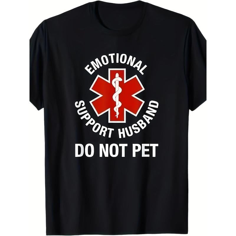 Do Not Pet Emotional Support Husband Funny 220g100% Cotton Made Usa T-Shirts, Hoodie, Sweatshirt