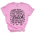 Do Not Summon My Inner Bitch - Casual Summer Top For Moms T-Shirts, Hoodie, Sweatshirt | GrindPrints.com