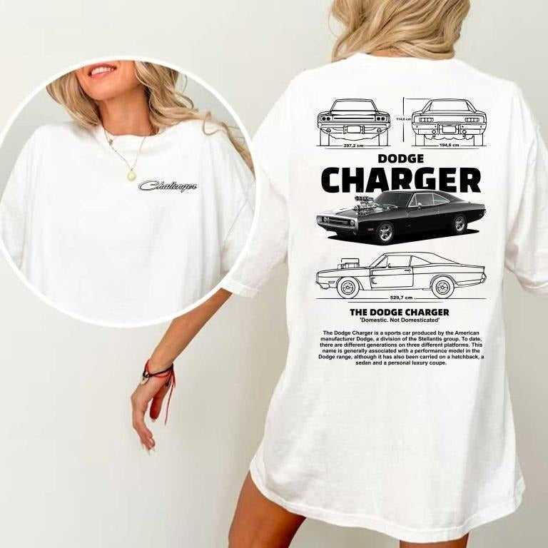 Dodge Charge T-Shirt, Gift for Car Enthusiasts Hoodie, Sweatshirt | GrindPrints.com
