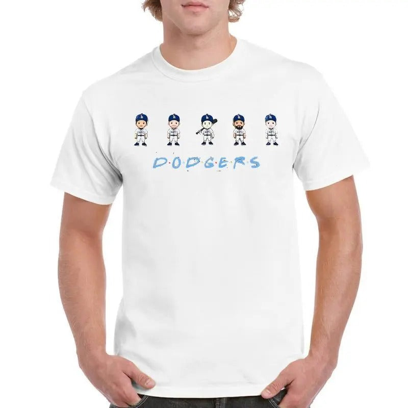 Dodgers Friends Shirt, Dodgers Vintage Heavy Cotton Shirt For Men And Women Hoodie, Sweatshirt | GrindPrints.com