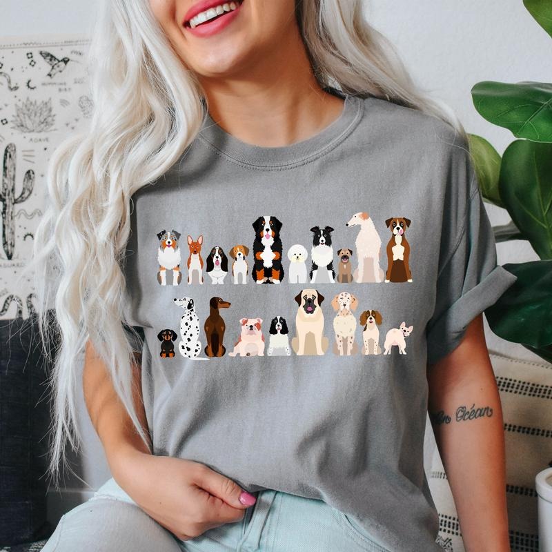 Dog Breeds Farm Animal Lover T-Shirts, Hoodie, Sweatshirt