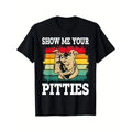 Dog Fashion Flat Digital Print Men's T-Shirt, Pure Cotton Comfortable Casual Wear, Trendy Design, High-Quality Short...