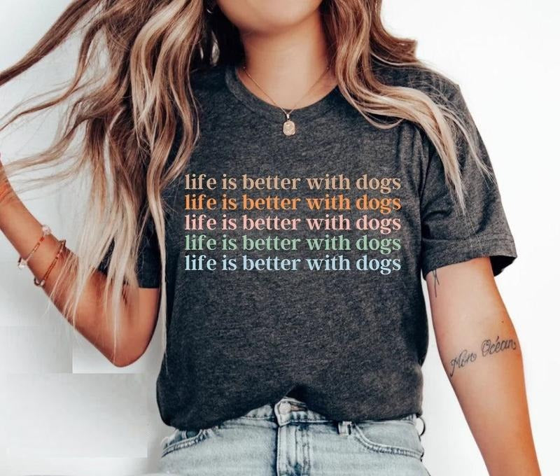Dog Lover Unisex Tshirt, Dog Lover Shirt, Dog Person Shirt, Dog Mom Shirt, Dog Shirts For Women, Unisex T-Shirt, Gifts...