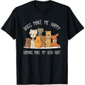 Dog Makes Happy Humans Make My Head Hurt Dog Owner Animal T-Shirt.made in usa Hoodie, Sweatshirt | GrindPrints.com