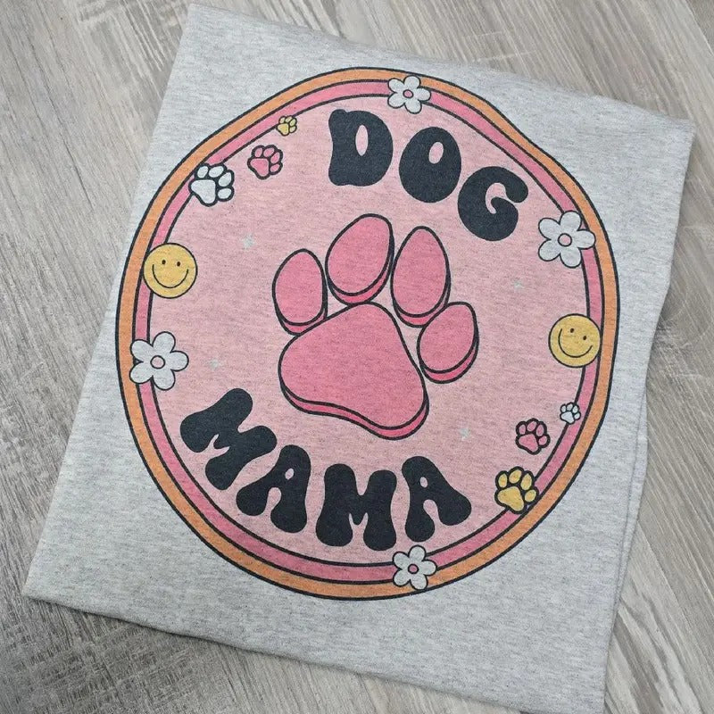 Dog Mama Cute  Graphic Tee or Sweatshirt shirts women Hoodie | GrindPrints.com