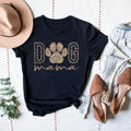 Dog Mama Shirt, Dog Mom Gift, Womenswear Mother's Day Gift For Mom, Dog Lover Gift Tee Top Casual Cotton Fabric Fit...