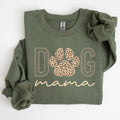 Dog Mama, Leopard Print Sweatshirt, Mother's Day Gift T-Shirts, Hoodie | GrindPrints.com