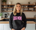 Dog Mom Hearts Crewneck Sweatshirt T-Shirts, Hoodie | GrindPrints.com