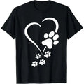 Dog Paw Heart Baby Dogs Dog Paws Hearts Dog Paw Print Made USA T-Shirts, Hoodie, Sweatshirt