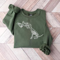 Dog Skeleton Sweatshirt, Funny Dog Shirt, Dog Lover Gifts, Dog Mom Sweatshirt, Spooky Dog Shirt, Skeleton Sweatshirt Hoodie