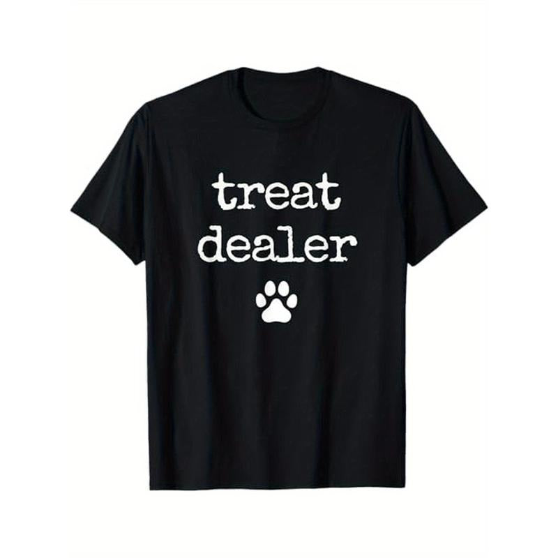 Dog Treat Dealer Funny Humor Dog Owner Dog Treats Dog Lover Cotton Dad Husband Grandpa Made USA T-Shirts, Hoodie, Sweatshirt