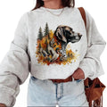 Dog and Mallard Duck Sweatshirt Hello Hunting Season T-shirt, Hoodie, Unisex for Husband, Wife, Nature Animal Lover...