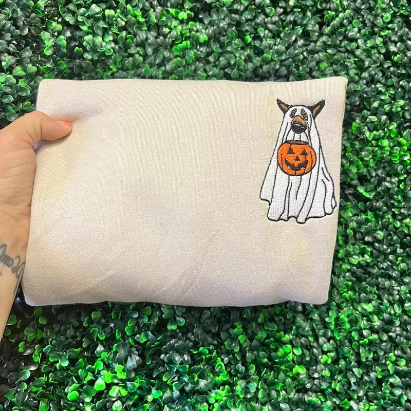 Dog embroidered Halloween T-Shirts, Hoodie, Sweatshirt | GrindPrints.com