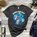 Doing Dad Shit Shirt, Best Dad Ever Tee, Fathers Day Shirt Shitting Skeleton Tee, Daddy Birthday Tee Fabric Menswear...