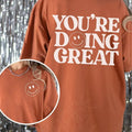 Doing Great Shirt Mental Health Shirt Motivational Shirt Mental Health Matters Shirt Inspirational T-Shirts, Hoodie, Sweatshirt