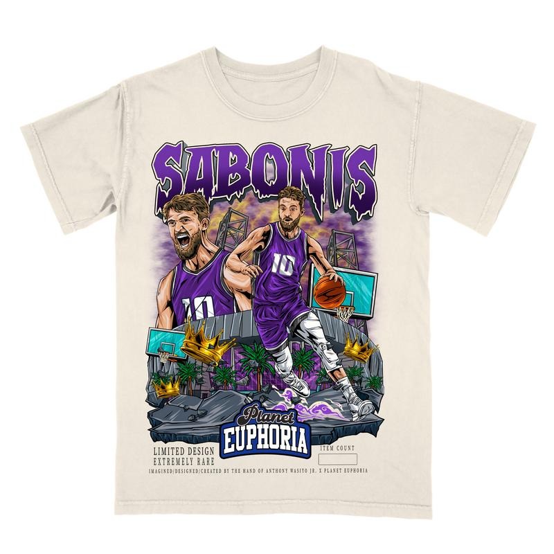 Domantas Sabonis Tee Hoodie, Sweatshirt | GrindPrints.com