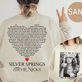 Don't Be A Lady Be A Legend Sweatshirt, Tracklist Stevie Nicks 2 Sides Newest Sweatshirt, Silver Springs Shirt, Gifts for...