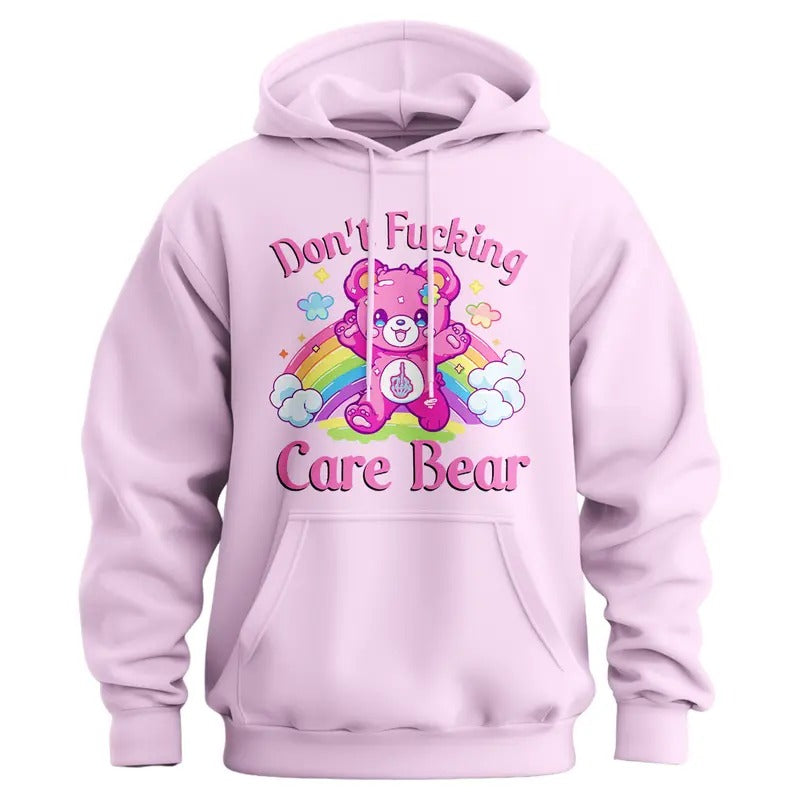 Don't Care Bear Hoodie T-Shirts, Sweatshirt | GrindPrints.com