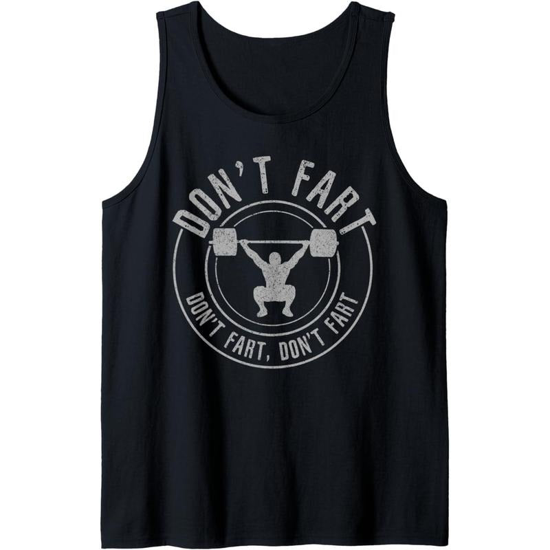 Don'T Fart Funny Weightlifting Power Lifting Bodybuilding Tank Top Made Usa T-Shirts, Hoodie, Sweatshirt