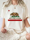 Don't Poke The Bear Shirt, Protest Bear Shirt, Trendy Tee Hoodie, Sweatshirt | GrindPrints.com