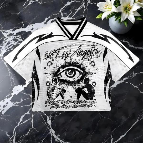 Don't Talk Too Much Retro Streetwear Mesh jersey T-Shirts, Hoodie, Sweatshirt | GrindPrints.com