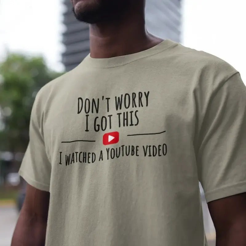 Don't Worry I Got This I Watched A Video Vintage Graphic T-shirt, Funny BBQ T-Shirt, Gift For Men, Gift For Dad, Fathers...