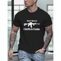 Don't worry! It is recognized as a crossbow print T-shirt, summer fashion sports short sleeve men's T-shirt, soft and...