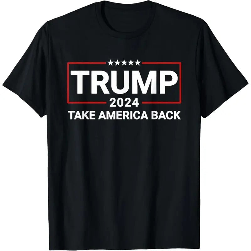 Donald Trump 2024 Take America Back Election - The Return T-Shirt made in usa Hoodie, Sweatshirt | GrindPrints.com