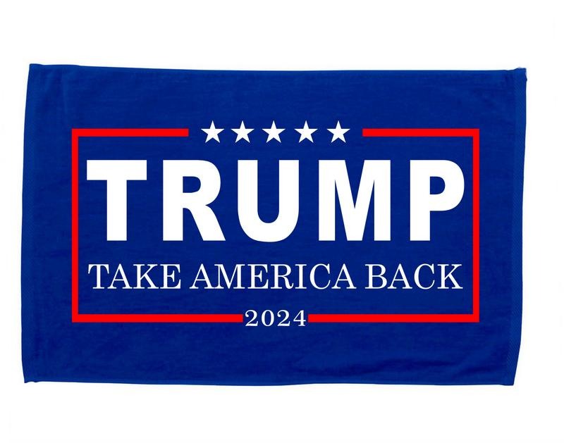 Donald Trump 2024 Take America Back USA United States of America Microfiber Golf Hand Towel Wipe T-Shirts, Hoodie, Sweatshirt