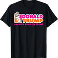 Donald Trump America Runs On Trump T-Shirt | Tee for Men & Women | Cotton Hoodie, Sweatshirt | GrindPrints.com