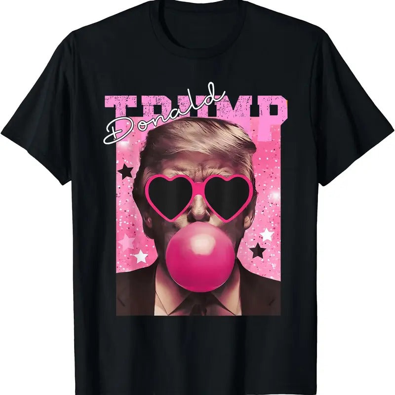 Donald Trump Bubble Gum Pink Sunglasses T-Shirt Hoodie, Sweatshirt | GrindPrints.com