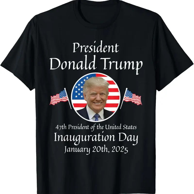 Donald Trump Inauguration Day 2025 47th USA President T-Shirt Hoodie, Sweatshirt | GrindPrints.com
