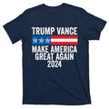 Donald Trump JD Vance 2024 Make America Great Again USA Election T-Shirt Hoodie, Sweatshirt | GrindPrints.com