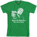 Donald Trump Make St Patrick's Day Great Again Men's Short Sleeve or Long Sleeve T-Shirt Hoodie, Sweatshirt | GrindPrints.com